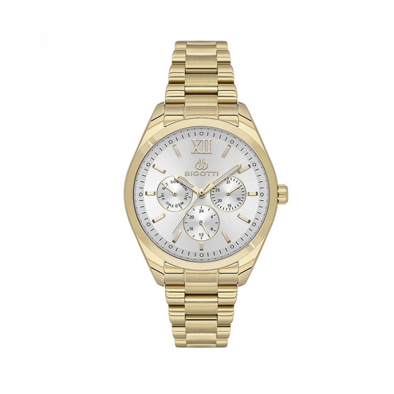 Wrong Bigotti Rose Gold Multi-Dial Men's Watch | BG.1.10566-2