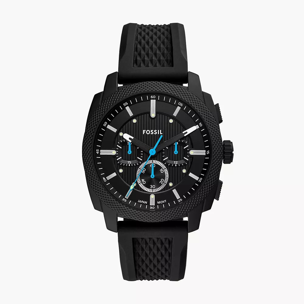 Fossil Chronograph Black Silicone Men's Watch | FS6099