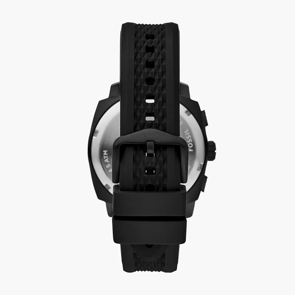 Fossil Chronograph Black Silicone Men's Watch | FS6099