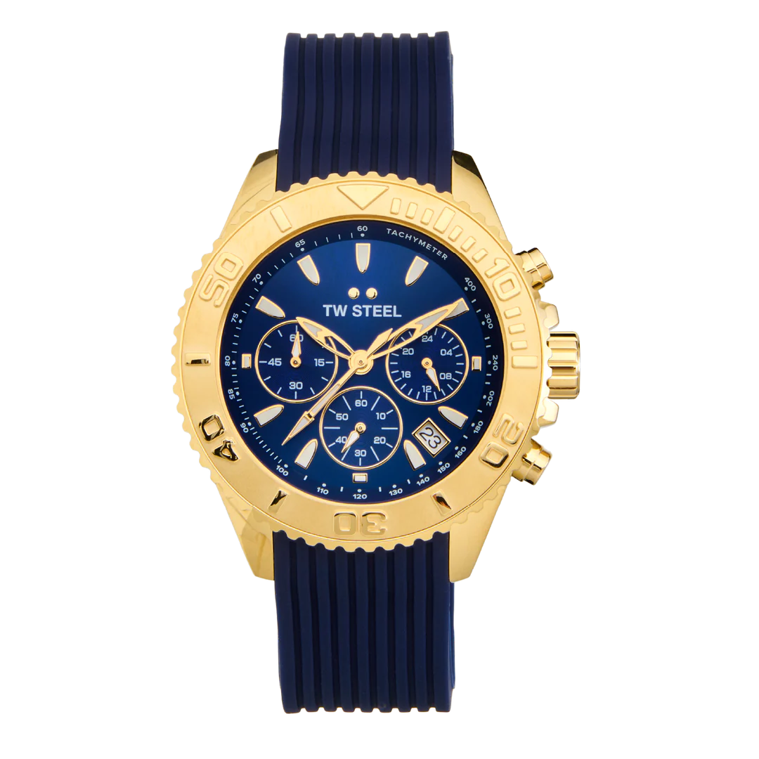 TW Steel Blue & Gold Diver Vanceur Watch | VA2