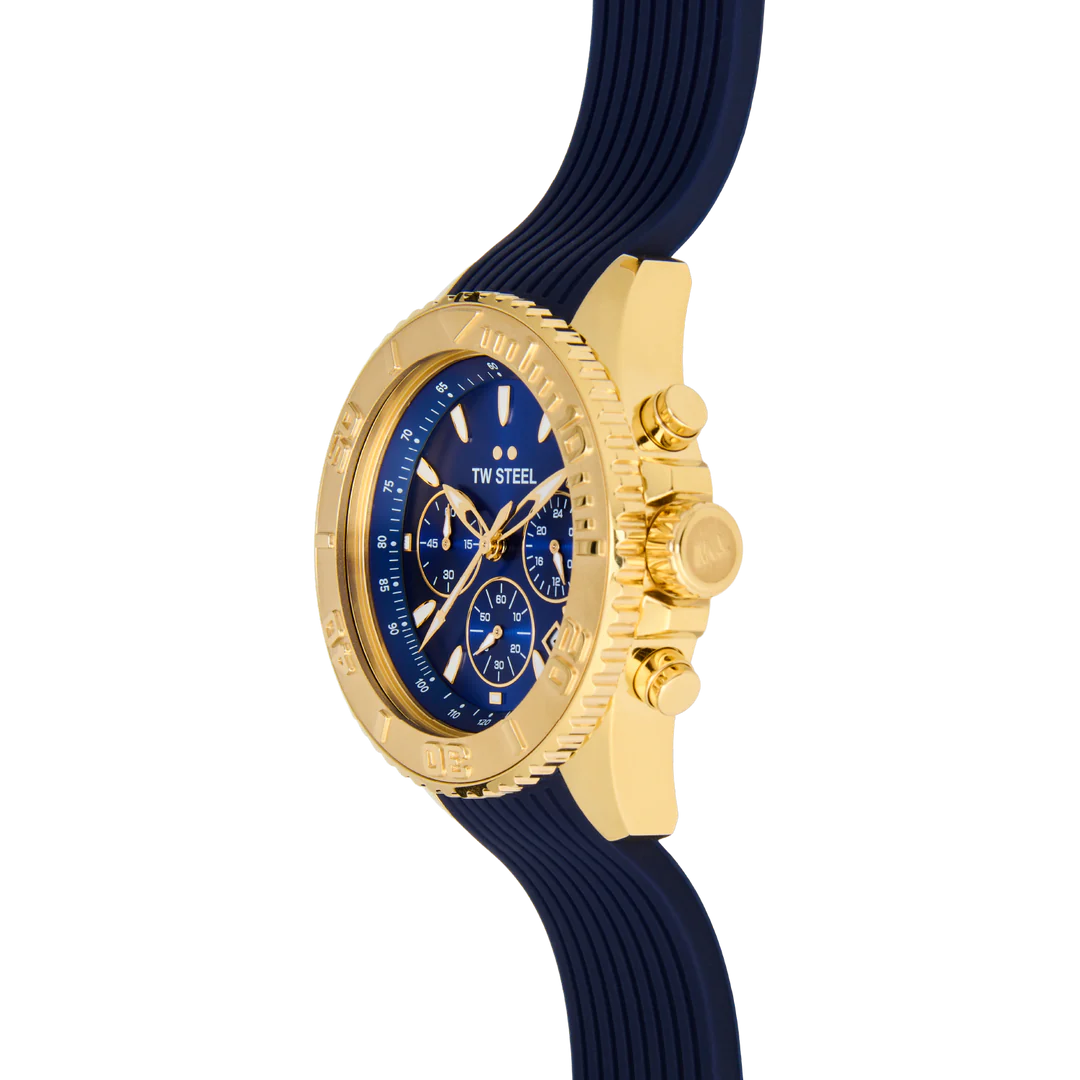TW Steel Blue & Gold Diver Vanceur Watch | VA2