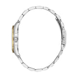 Bigotti Stainless Steel Burgundy Dial Gold Bezel Men's Watch | BG.1.10501-5