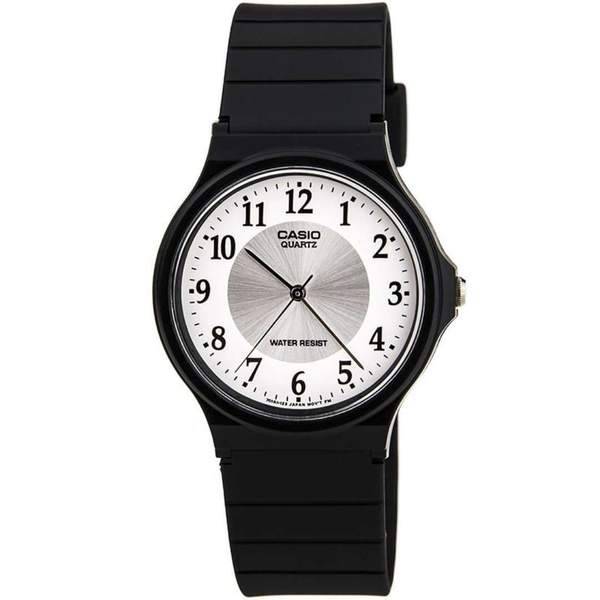 Casio Black Analog Resin Band Men's Casual Watch | MQ - 24 - 7B3LDF | TIME Watches