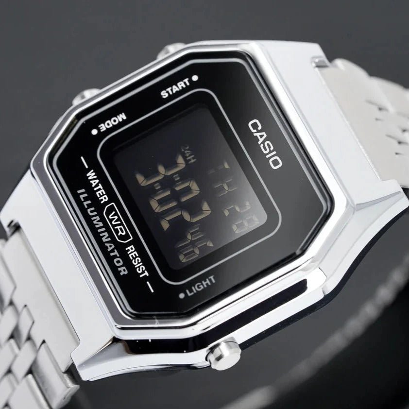 CASIO Classic Stainless Steel Unisex Watch | LA680WA - 1BDF | TIME Watches