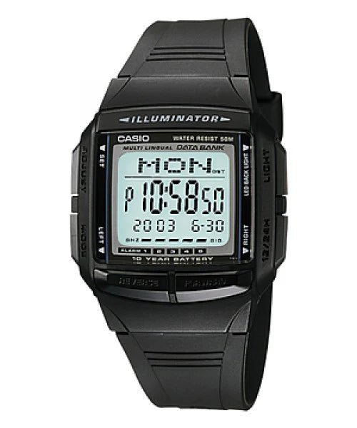 Casio DATABANK 50M Men's Watch | DB - 36 - 1AVDF | TIME Watches