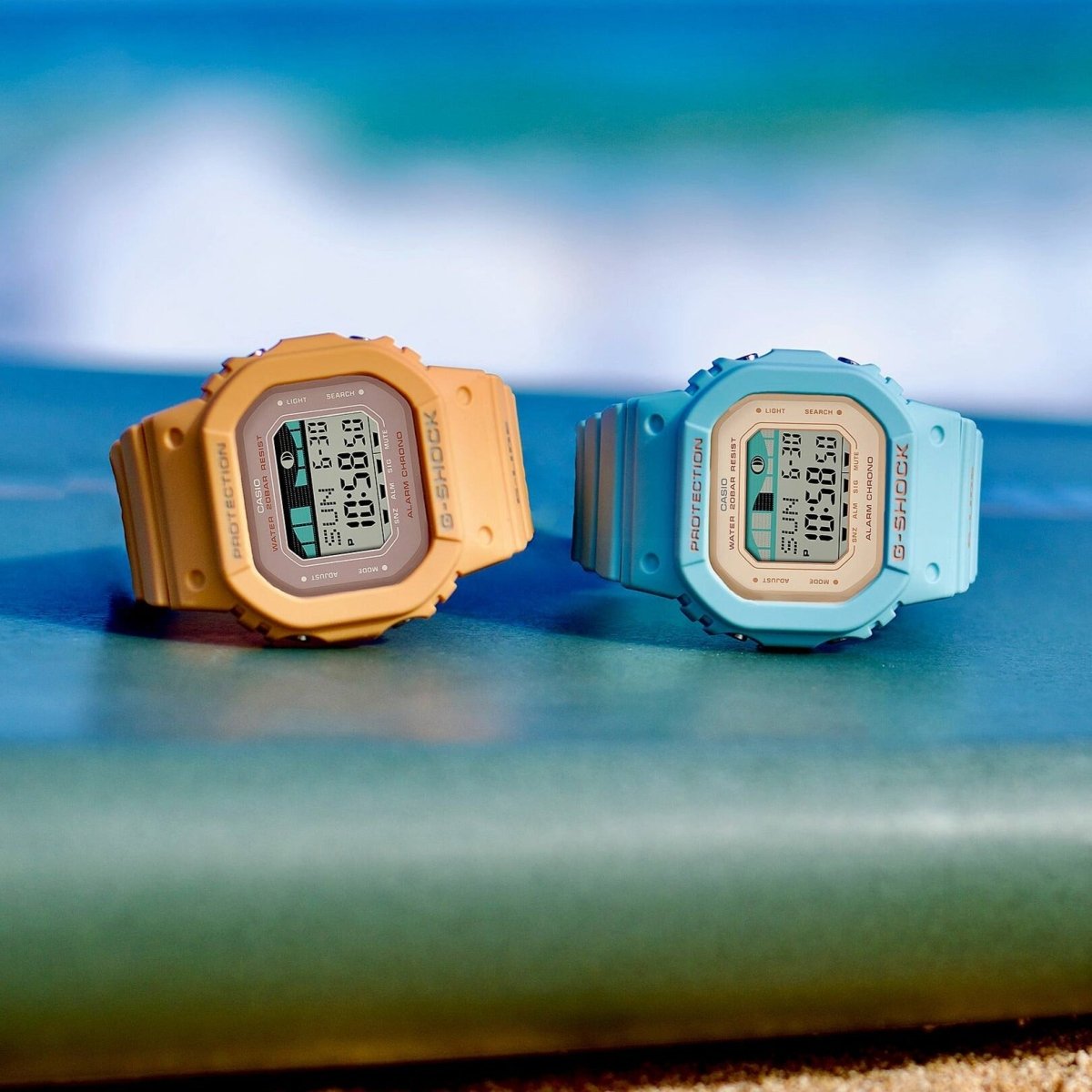 Casio G-Lide Light Blue 100m Standard Digital Women's Watch | GLX-S5600-3DR | Time Watch Specialists