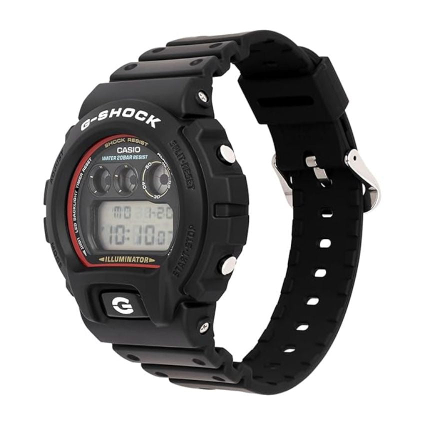 Casio G - Shock Black & Black Rubber 43mm Men's Watch | DW - 6900RL - 1DR | TIME Watches