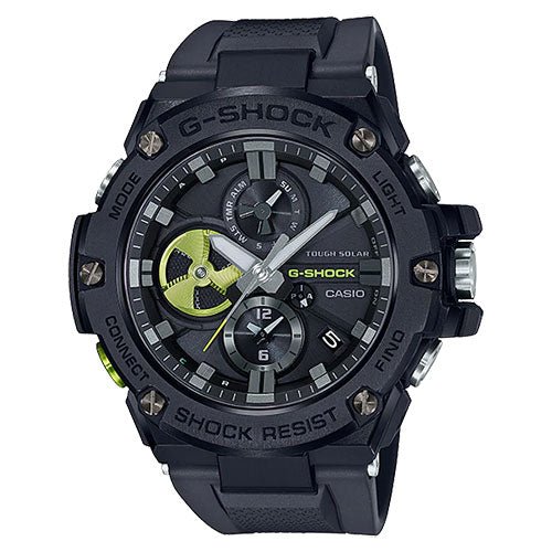Casio G - Shock Black Dial Calendar Stainless Steel Men’s Watch | GST - B100B - 1A3DR | TIME Watches