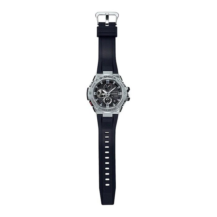Casio G - Shock Black Dial Calendar Stainless Steel Men’s Watch | GST - B100X - 1ADR | TIME Watches