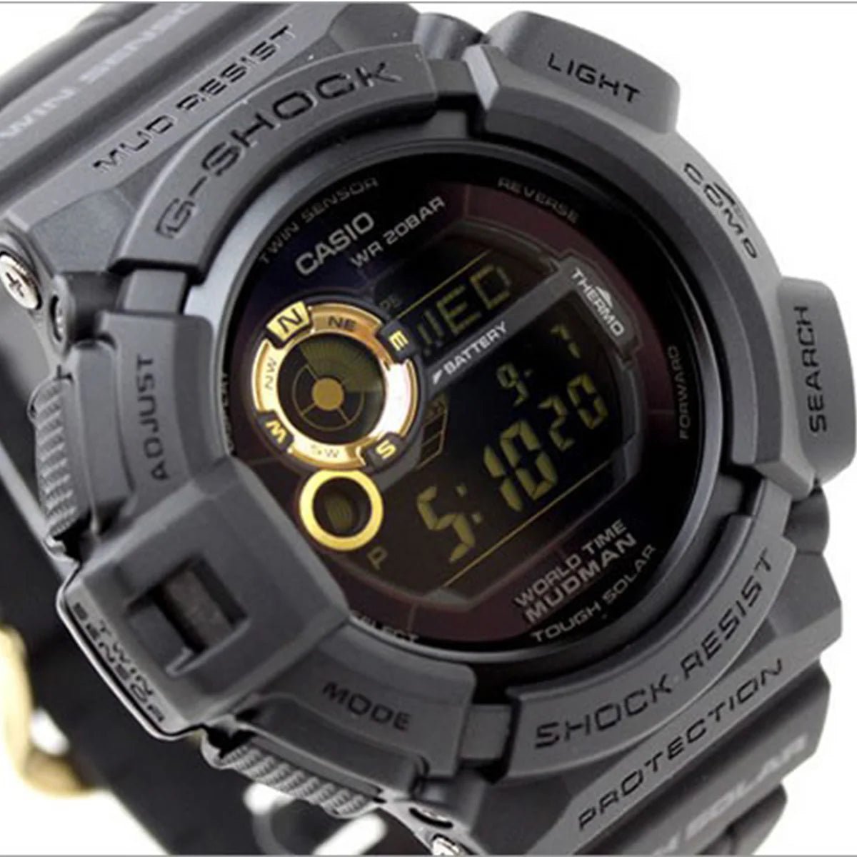 Casio G - Shock Black Dial Unisex Watch | G - 9300GB - 1DR | TIME Watches