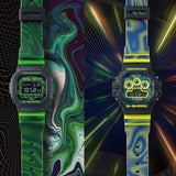 Casio G-Shock Black & Green Mens Digital Watch | DW-D5600TD-3DR | Time Watch Specialists