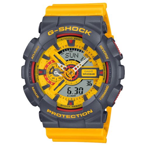 Casio G - Shock Digital & Analogue Yellow Men's Watch | GA - 110Y - 9ADR | TIME Watches