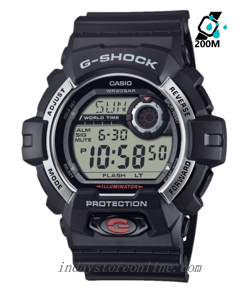 Casio G - Shock Resin Band Shock Resistant Mineral Glass Men's Watch | G - 8900S - 1DR | TIME Watches