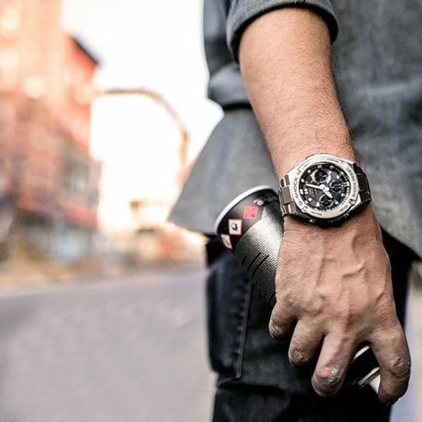 Casio G-Shock Silver 200M G-Steel Men's Watch | GST-S110-1ADR