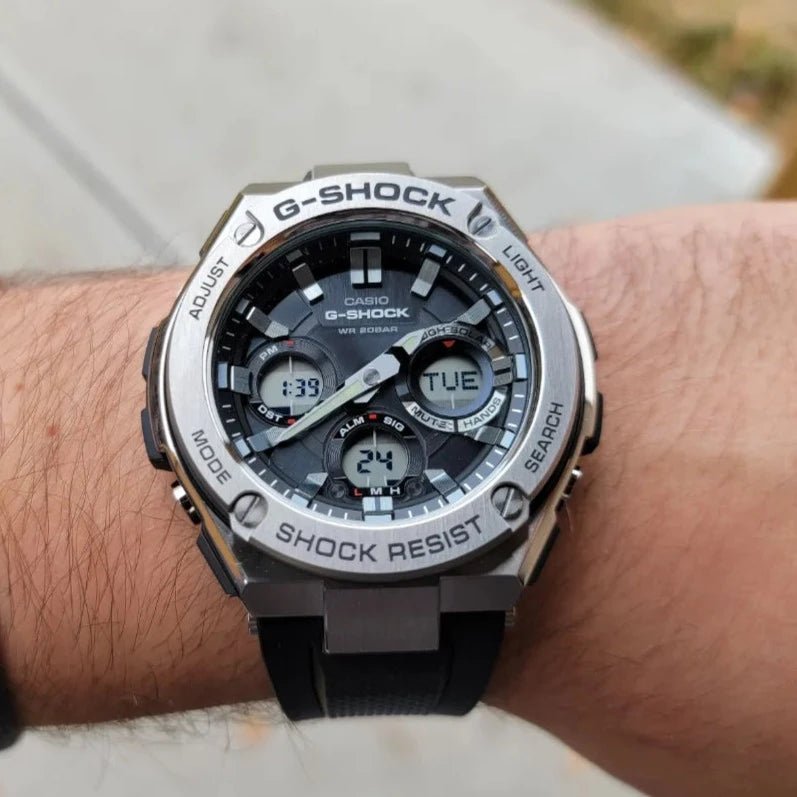 Casio G - Shock Silver 200M G - Steel Men's Watch | GST - S110 - 1ADR | TIME Watches