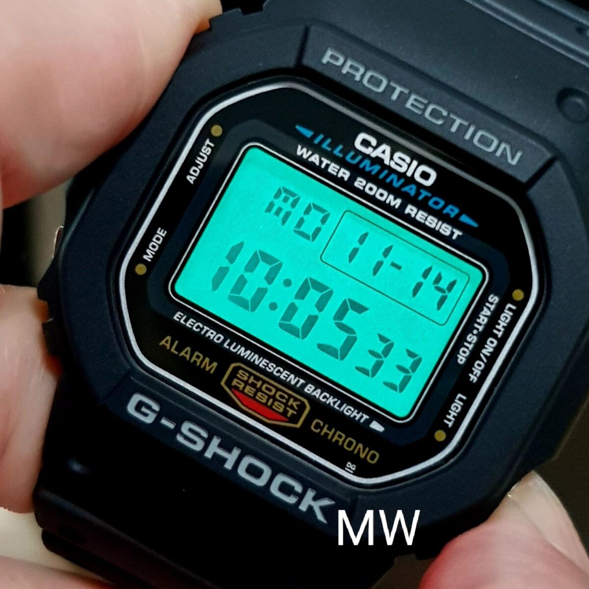 Casio G - Shock Standard 200m Men's Watch | DW - 5600E - 1VDF - S | TIME Watches