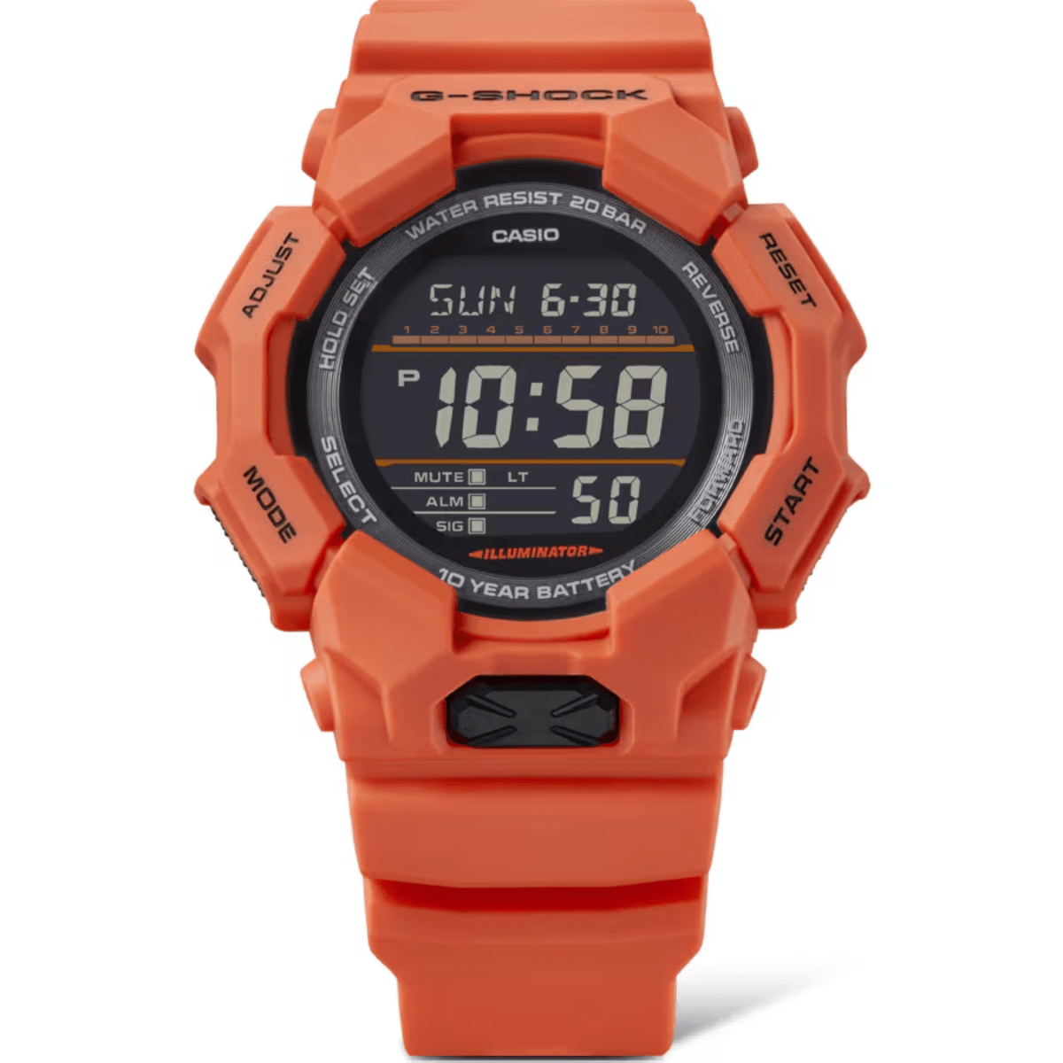 CASIO G - Shock Standard Digital Orange Men's Watch | GD - 010 - 4DR | TIME Watches