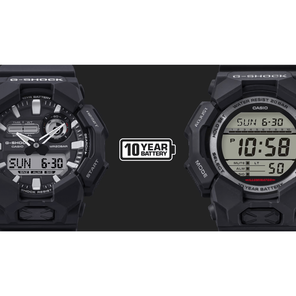 CASIO G - Shock Standard Digital Orange Men's Watch | GD - 010 - 4DR | TIME Watches
