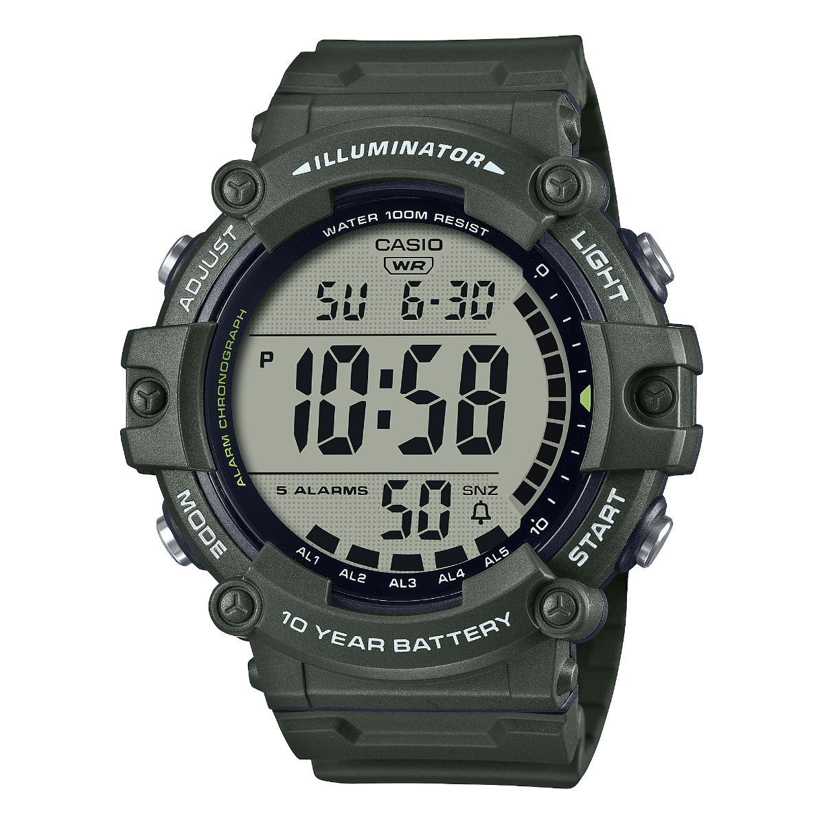 Casio Standard Collection 100m Men's Watch | AE - 1500WHX - 3AVDF | TIME Watches