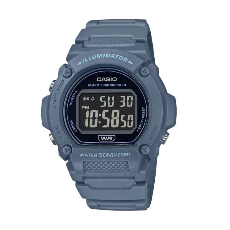Casio Standard Collection 50M Men's Watch | W - 219HC - 2BVDF | TIME Watches