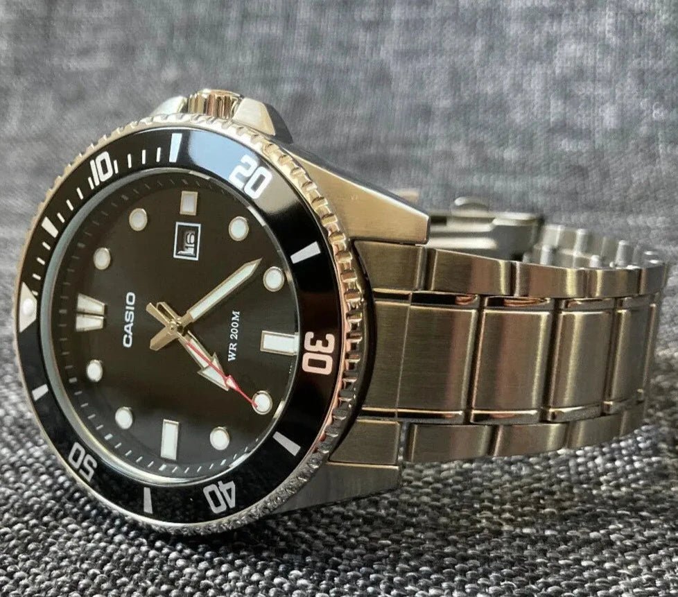 Casio Standard Collection Stainless Steel Divers Men's Watch | MDV - 107D - 1A1VDF | TIME Watches
