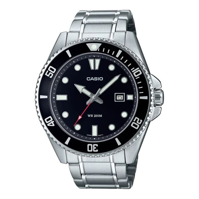 Casio Standard Collection Stainless Steel Divers Men's Watch | MDV - 107D - 1A1VDF | TIME Watches