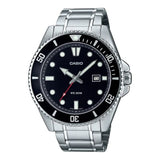 Casio Standard Collection Stainless Steel Divers Men's Watch | MDV-107D-1A1VDF | Time Watch Specialists