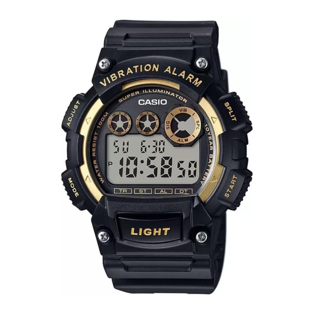 CASIO Standard Vibration Alarm Digital Resin Men's Watch | W - 735H - 1A2VDF | TIME Watches