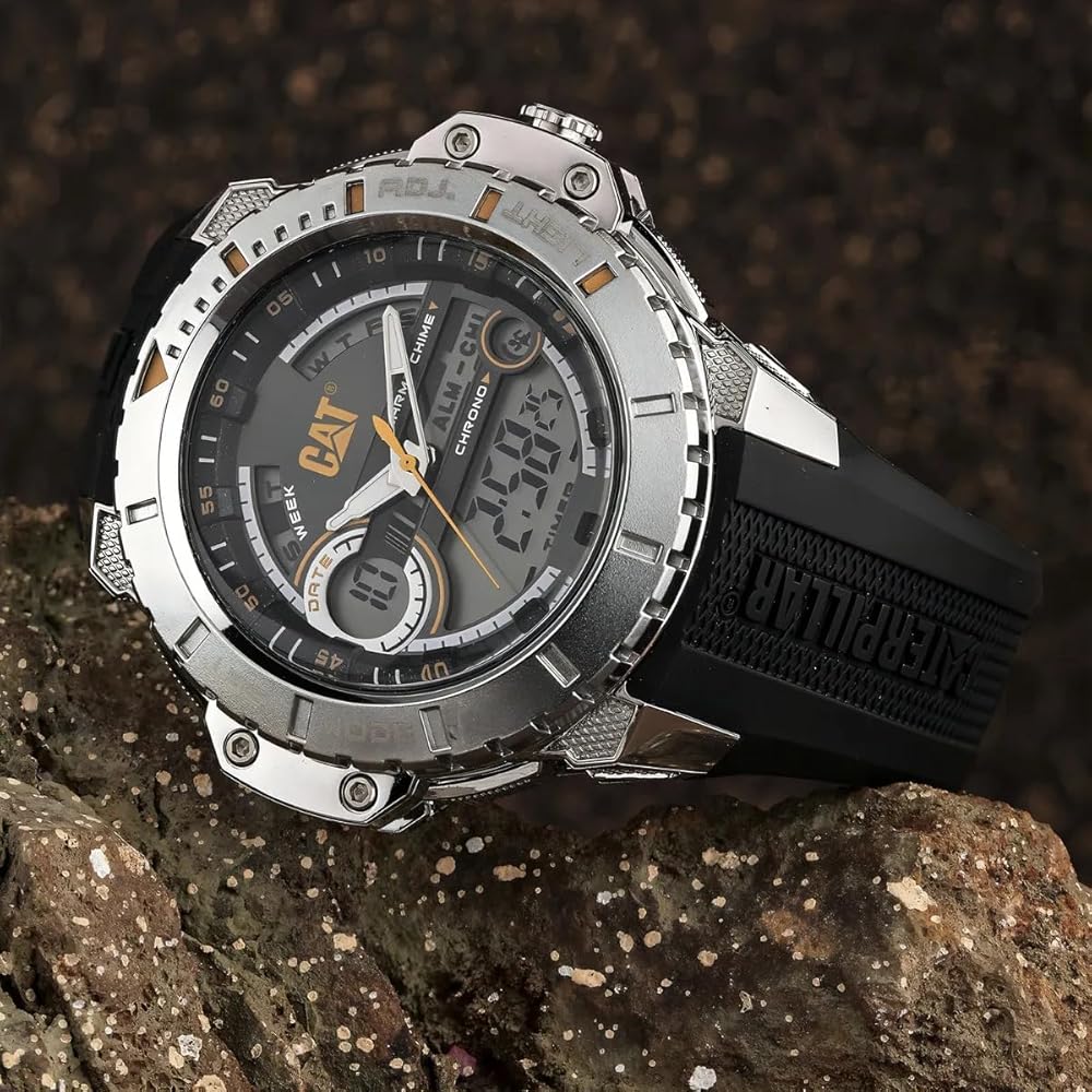 CAT Ana - Digit Analog Digital Black Dial Men's Watch | MA.145.21.131 | TIME Watches