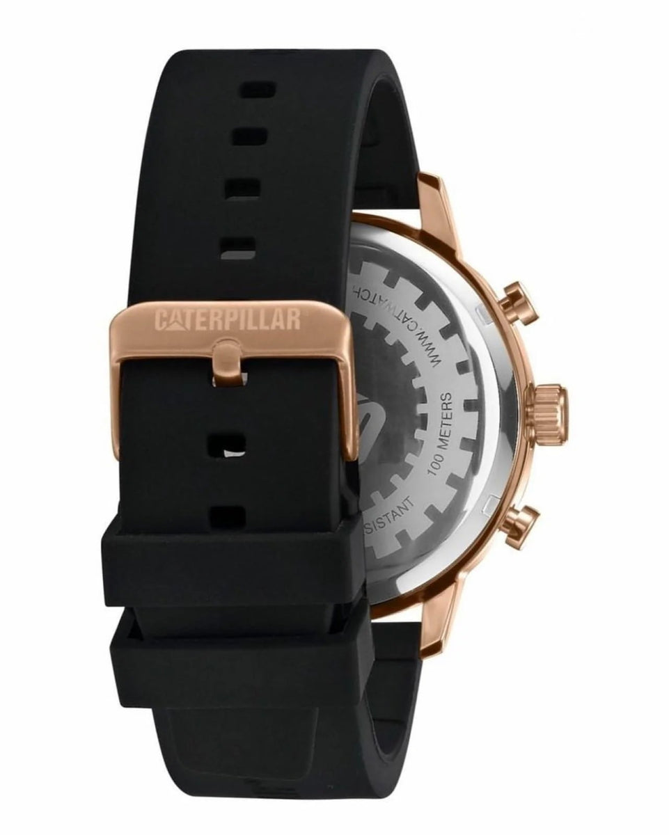 CAT Black Silicone Blue Dial Men's Watch | AK.199.21.629 | Time Watch Specialists