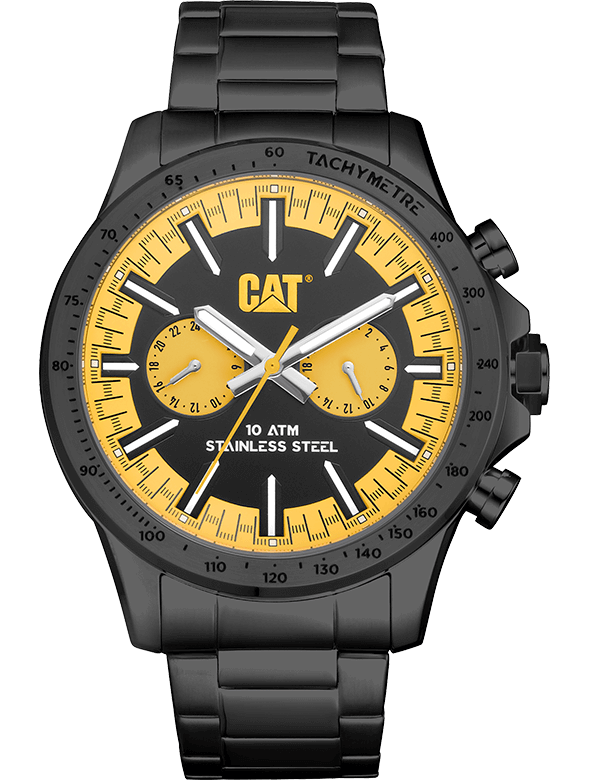 CAT Boston Multi Black Dial Black Stainless Steel Men's Watch | AD.169.16.131 | TIME Watches