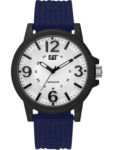 CAT Groovy White Dial with Blue Silicone Strap Men's Watches | LF.111.26.236 | Time Watch Specialists