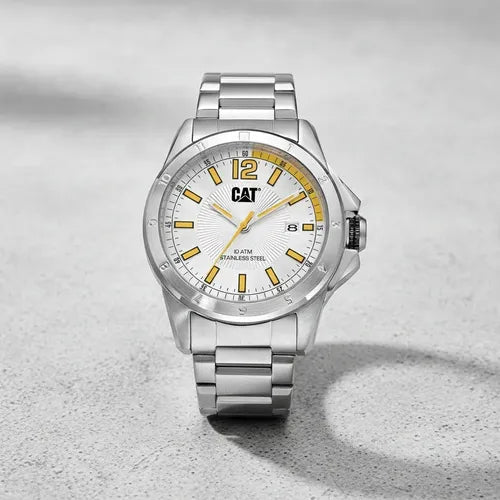 CAT Stainless Steel Big Twist 24 White Dial Men's Watch | YW.141.11.237 | TIME Watches