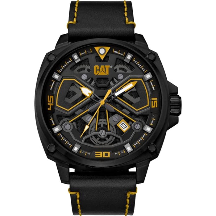 CAT Tokyo Black Yellow Chronograph Men's Watch | AJ.161.34.127 | Time Watch Specialists