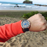 CAT Tokyo Black Dial Calendar Leather Men’s Watch | AJ.191.21.126