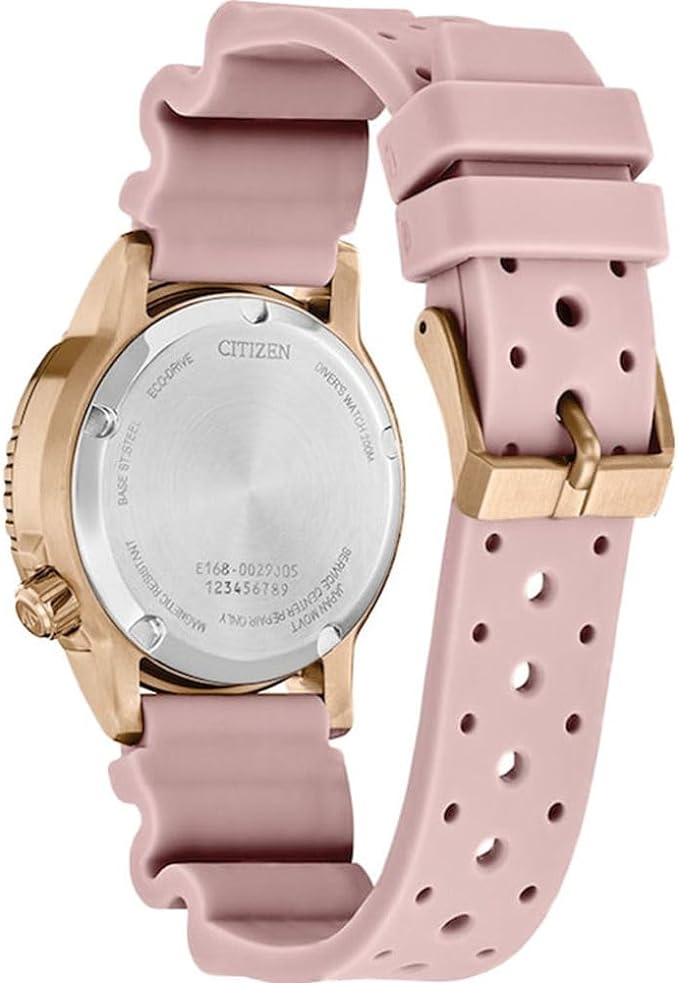 Citizen Analog Eco-Drive Rubber Strap Women's Watch | EEO2023-00A | Time Watch Specialists