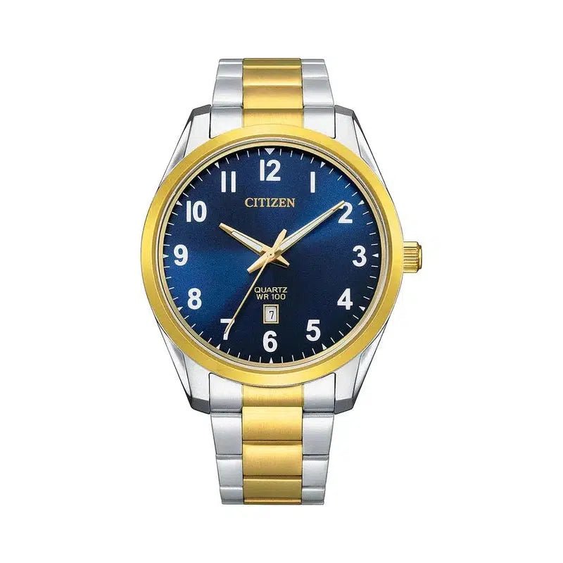 Citizen Blue Rose Gold Stainless Steel Men's Watch | BI1036 - 57L | TIME Watches