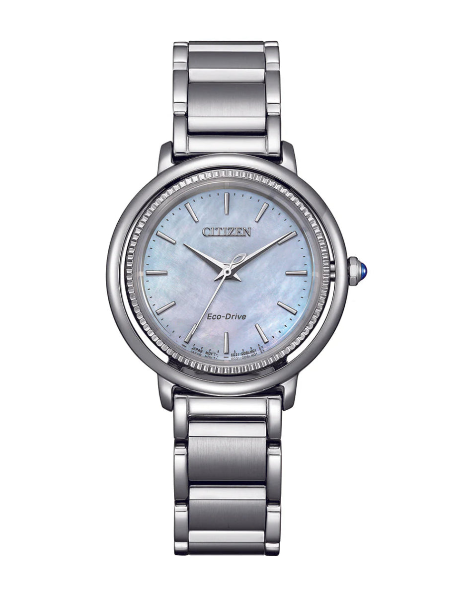 Citizen Eco - Drive Blue Mother of Pearl Woman's Watch | EM1100 - 84D | Time Watch Specialists