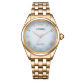 Citizen Eco - Drive Rose Gold Stainless Steel Woman's Watch | EM1143 - 81X | Time Watch Specialists