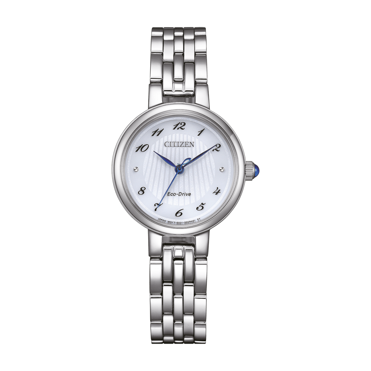 Citizen Eco - Drive White Silver Stainless Steel Women's Watch | EM0990 - 81A | TIME Watches