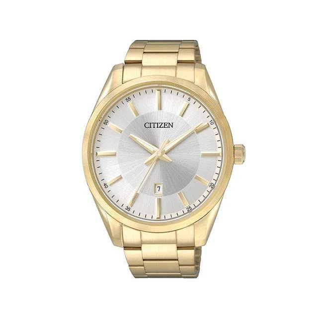 Citizen Stainless Steel Gold Silver Dial Dress Men's Watch | BI1032 - 58A | TIME Watches