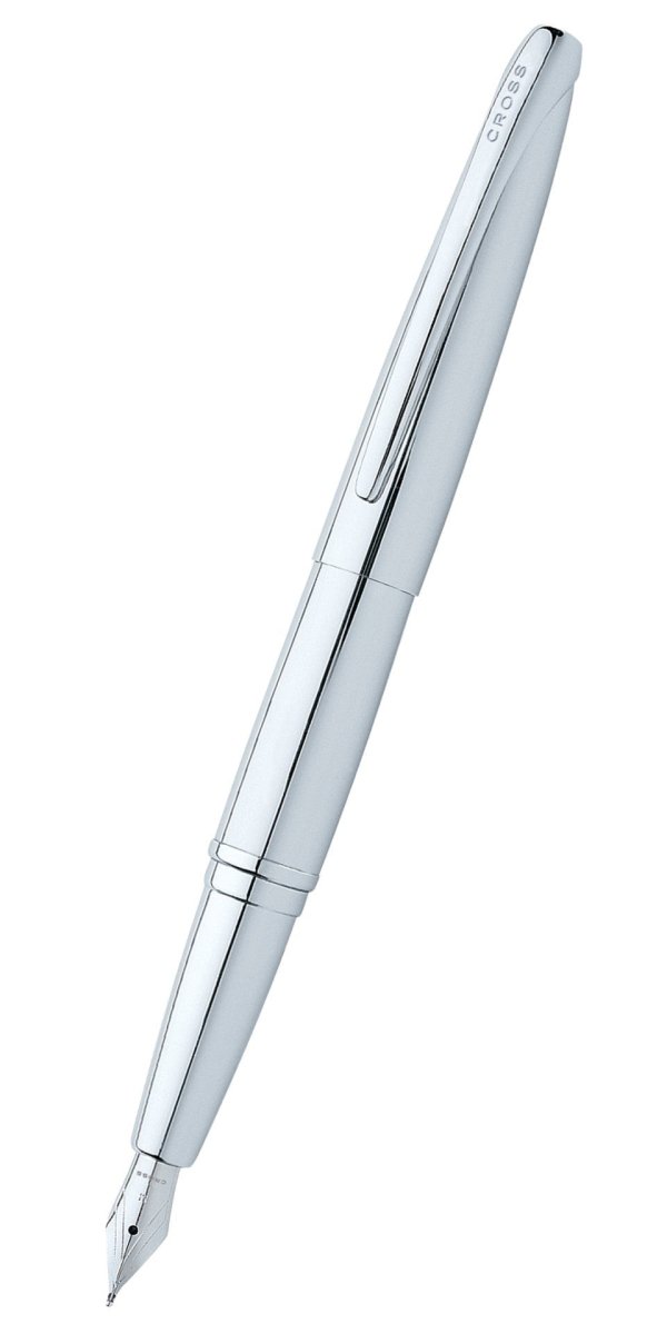 CROSS Atx Chrome Polished Fountain Pen | 886 - 2MS | TIME Watches