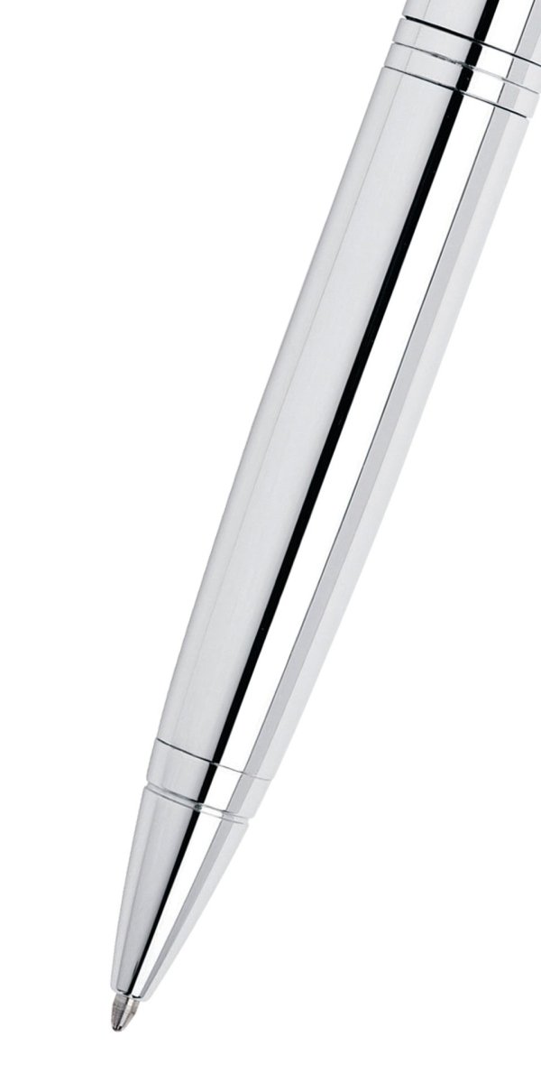 CROSS Calais Lustrous Chrome Ballpoint Pen | AT0112 - 1 | TIME Watches