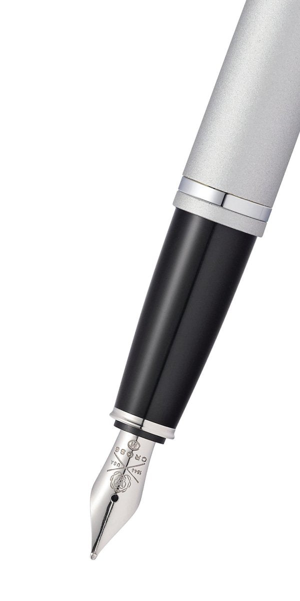 CROSS Calais Polished Satin Fountain Pen | AT0116 - 16MS | TIME Watches