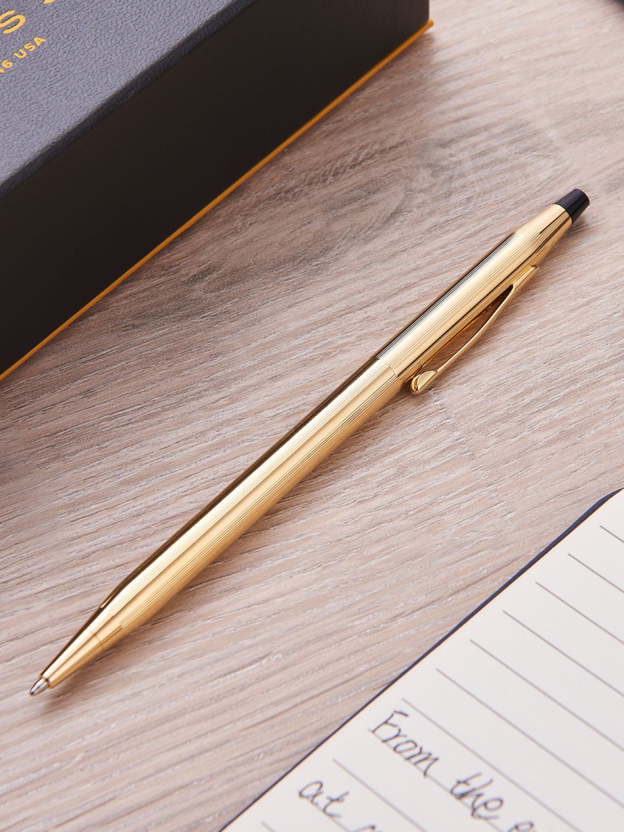 CROSS Century Classic Polished Gold Ballpoint Pen | AT0082 - 156 | TIME Watches