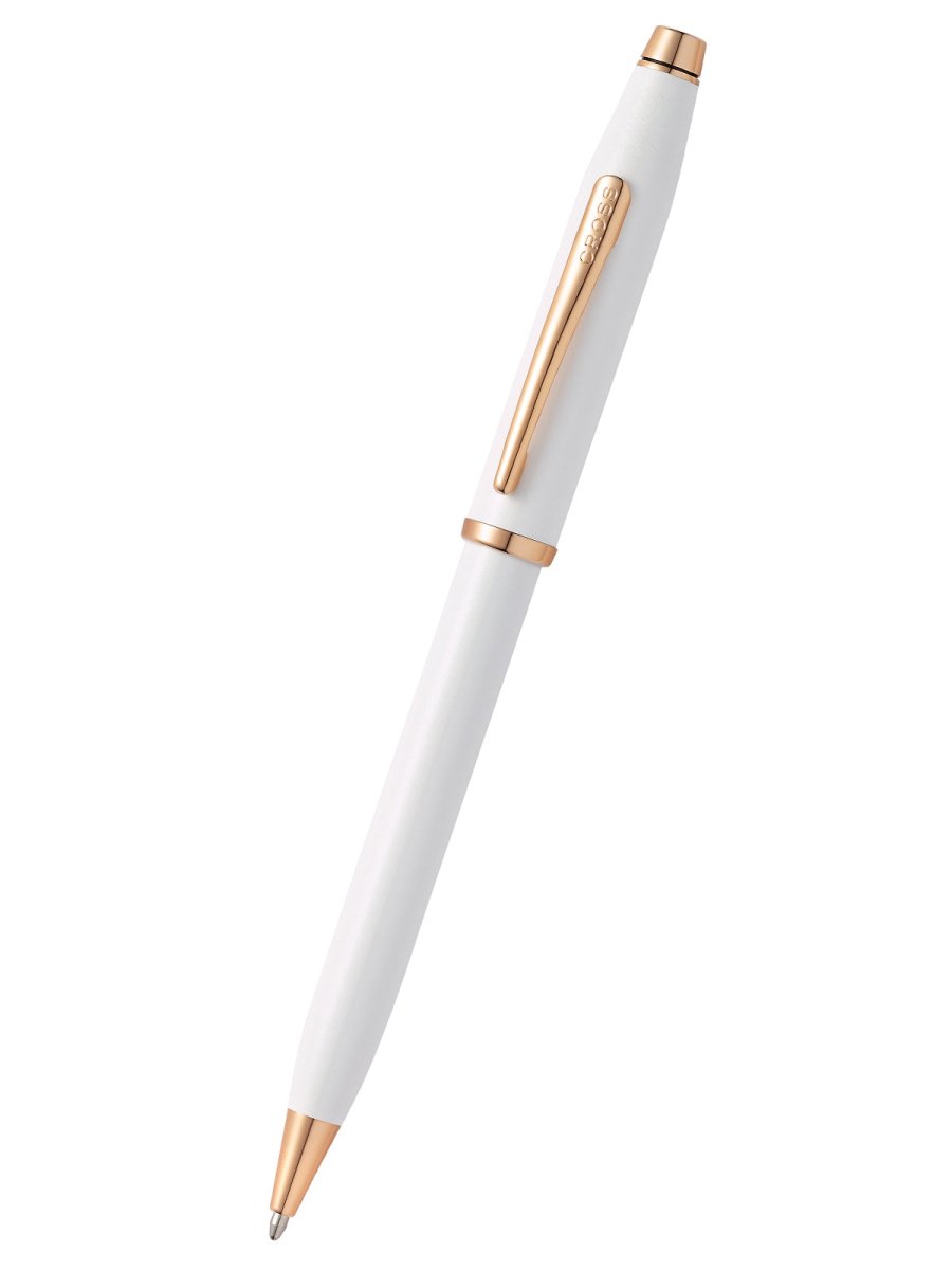 CROSS Century Ii White Polished Ballpoint Pen | AT0082WG - 113 | TIME Watches