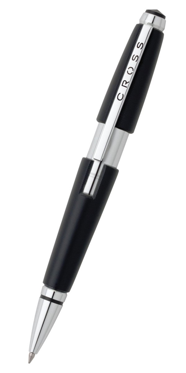 CROSS Edge Black Polished Rollerball Pen | AT0555 - 2 | TIME Watches