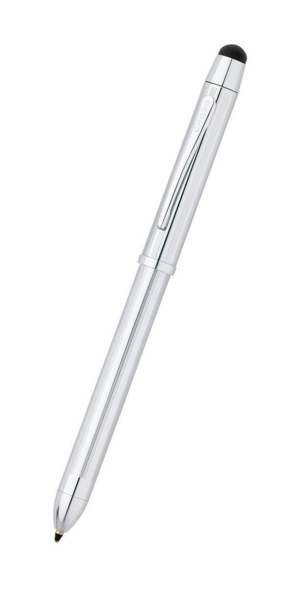 CROSS Tech 3+ Chrome Polished Ballpoint Pen | AT0090 - 1 | TIME Watches