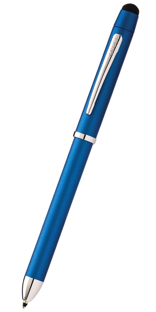 CROSS Tech 3+ Metallic Blue Ballpoint Pen | AT0090 - 8 | TIME Watches