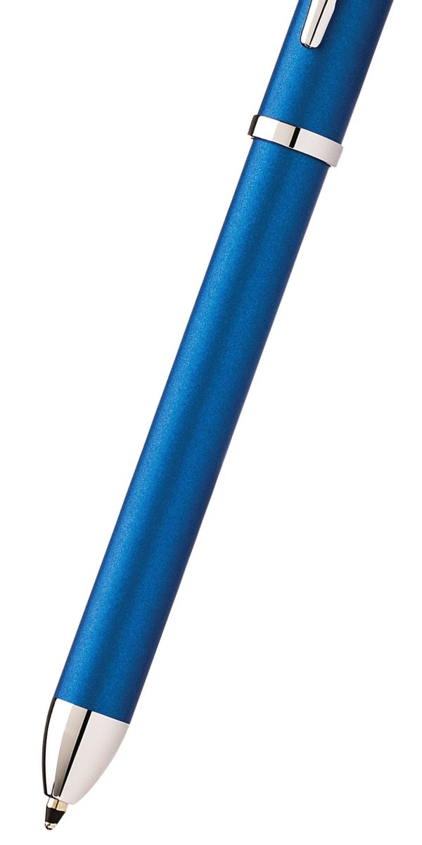 CROSS Tech 3+ Metallic Blue Ballpoint Pen | AT0090 - 8 | TIME Watches
